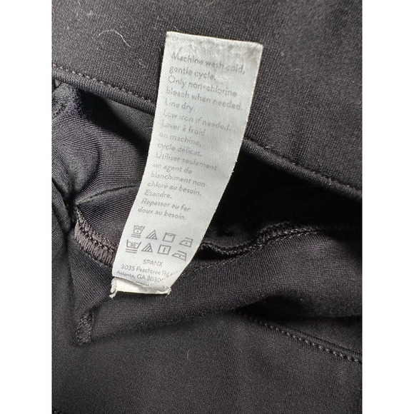 Spanx The Perfect Black Ponte Pant Womens Size Medium Pull On Casual Stretch - Picture 8 of 8